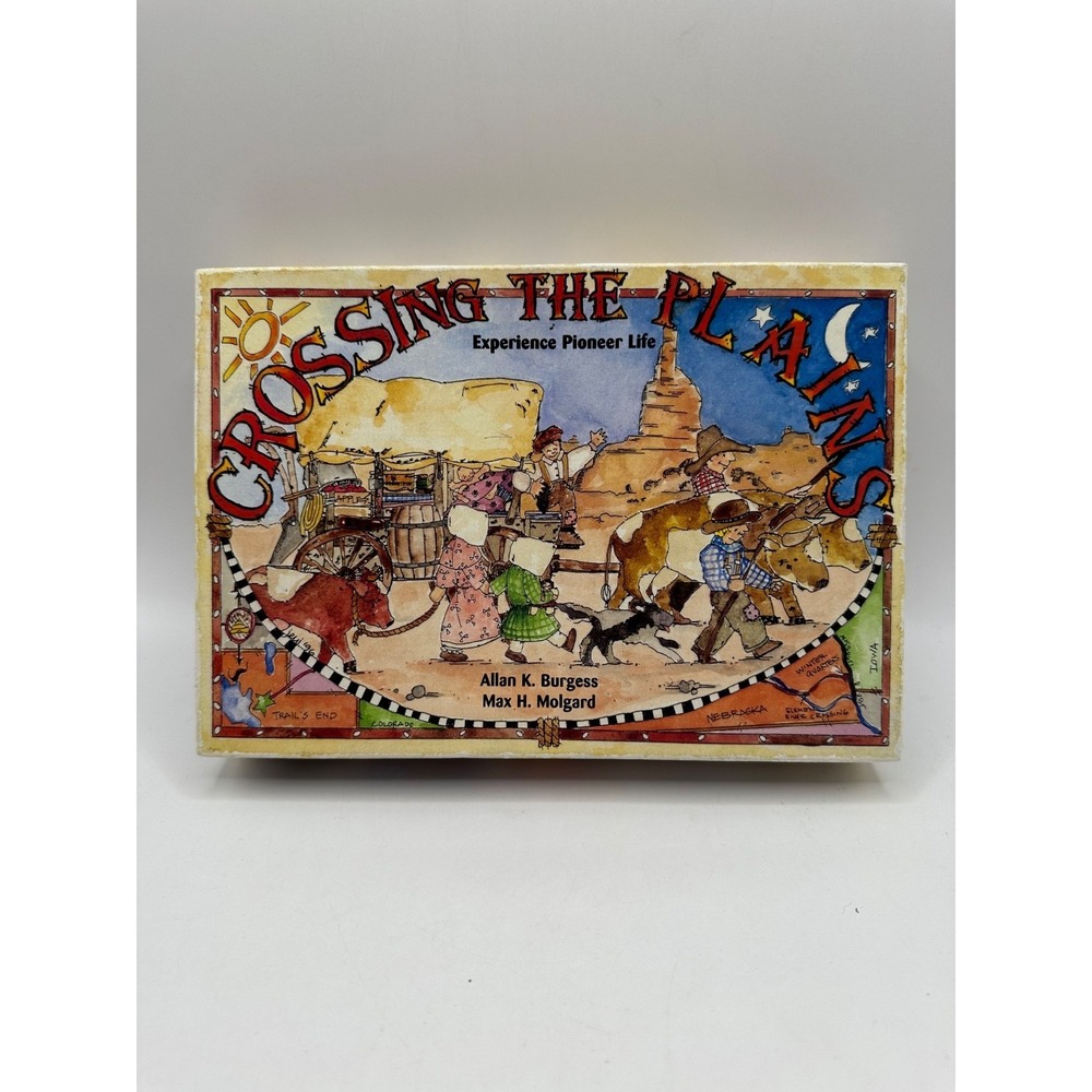 Crossing the Plains Experience Mormon Pioneer Life 1996 Childrens Game Bookcraft